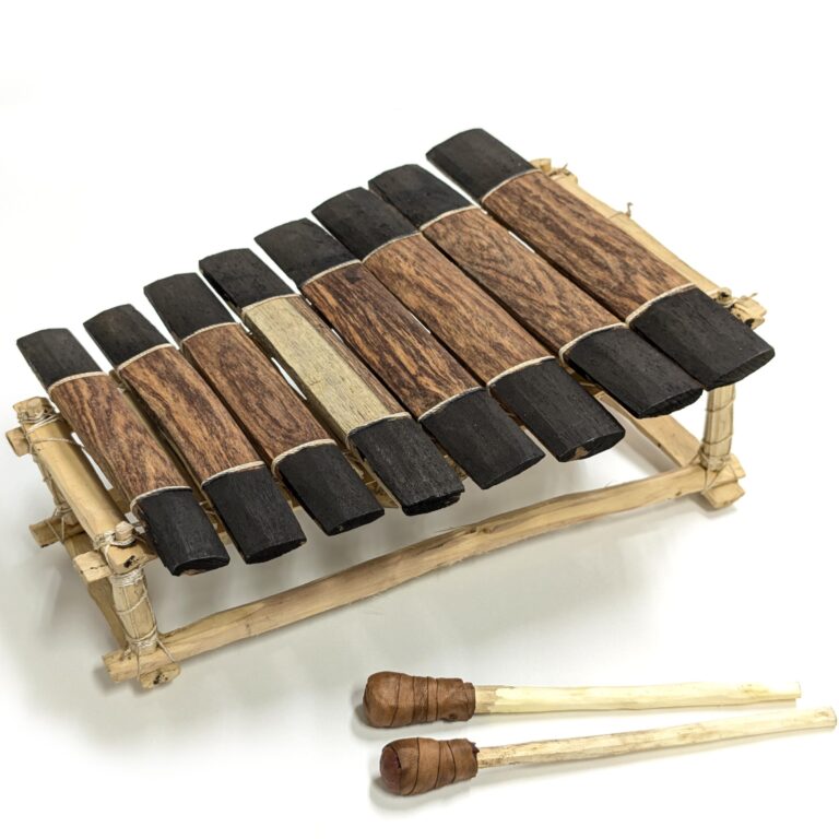 民族楽器 ブルキナファソバラフォン アフリカ アート ミニ バラフォン ブルキナファソ製 8音 アフリカの打楽器 （r216-12