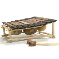 ミニ バラフォン ブルキナファソ製 8音 アフリカの打楽器 （r216