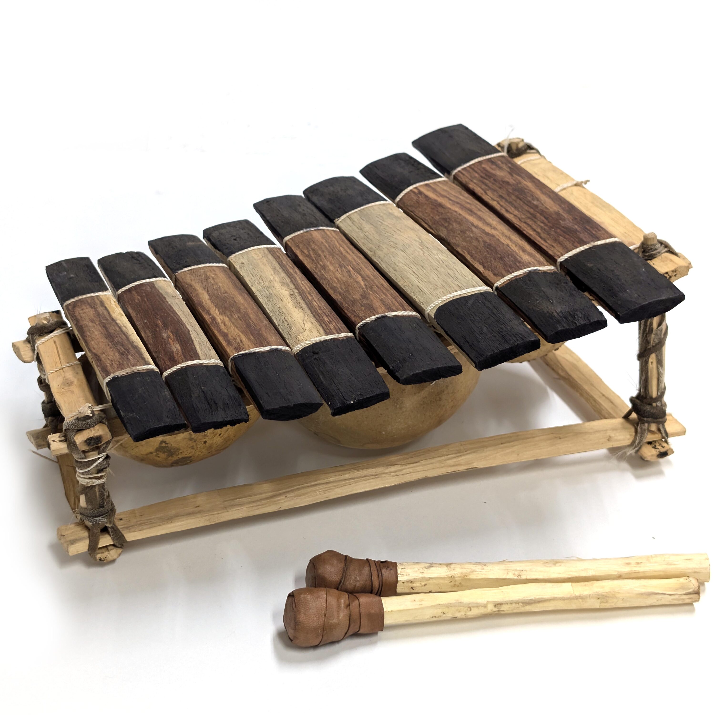 ミニ バラフォン ブルキナファソ製 8音 アフリカの打楽器 （r216-13）