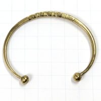 Alternative view of アフリカン メタリック ブレスレット 金属バングル （r216-18）