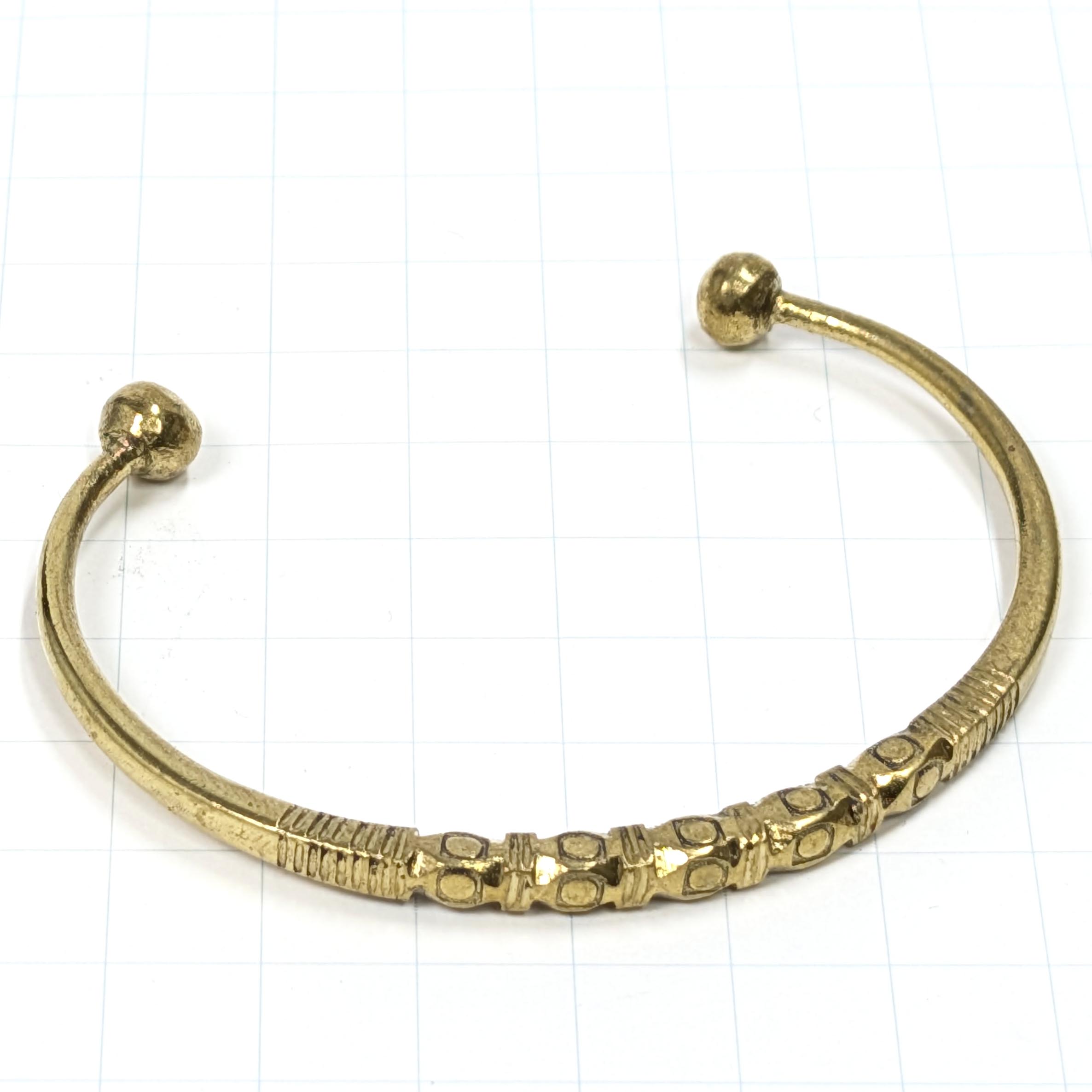 アフリカン メタリック ブレスレット 金属バングル （r216-20）