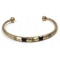 アフリカン メタリック ブレスレット 金属バングル （r216-21）