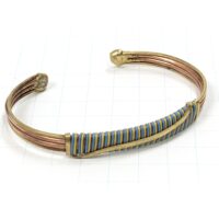 銅線 ブレスレット アフリカン バングル （r216-24）