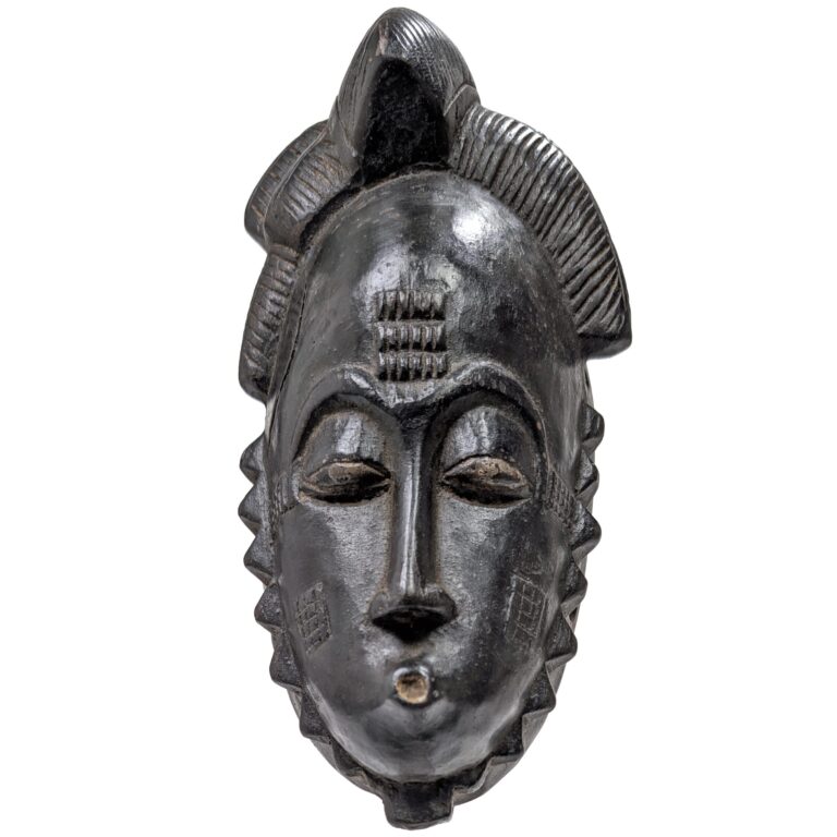 ヤウレ族小型マスク 23cm アフリカン仮面 アート （r216-28