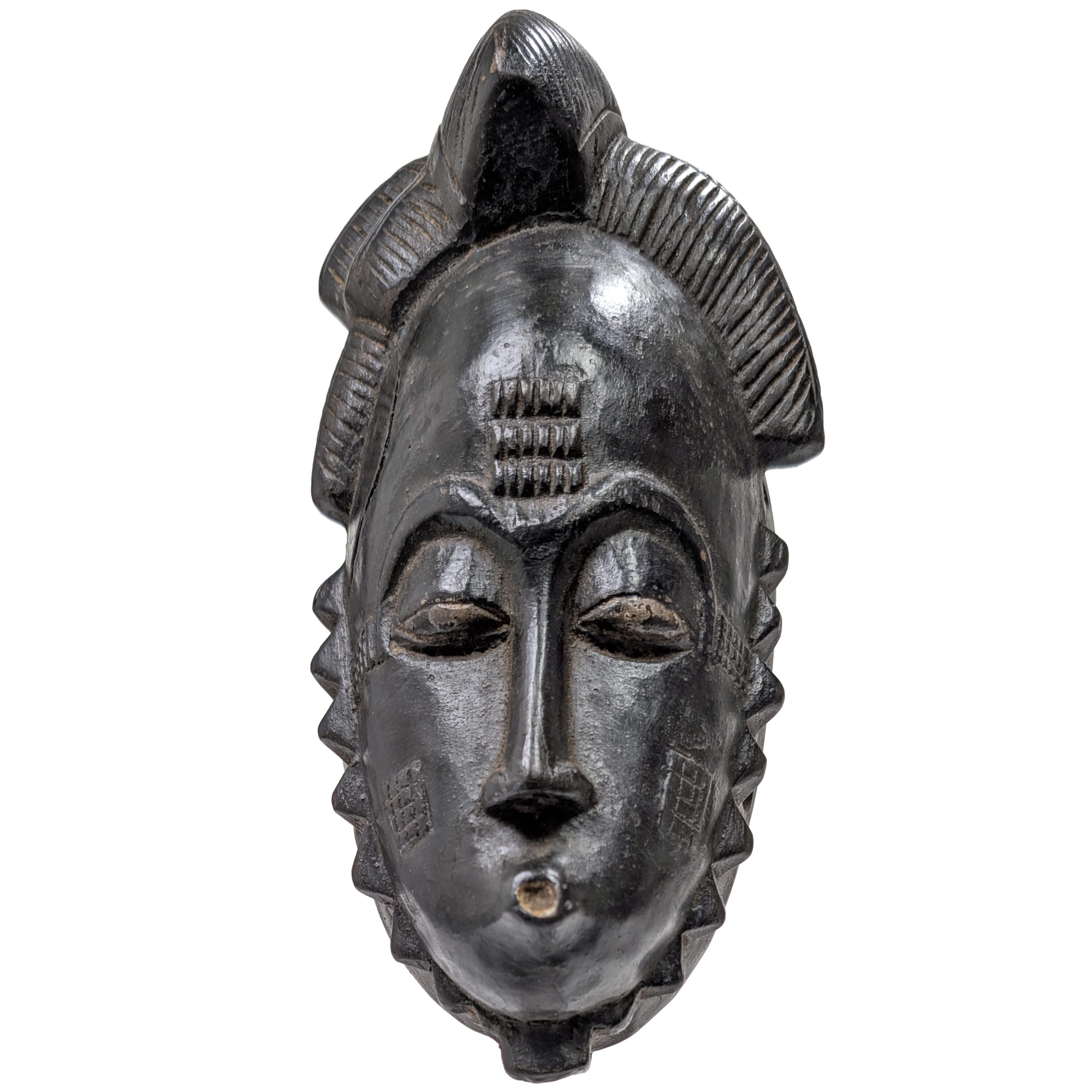 ヤウレ族小型マスク 23cm アフリカン仮面 アート （r216-28）