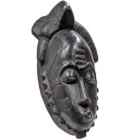 Alternative view of ヤウレ族小型マスク 23cm アフリカン仮面 アート （r216-28）