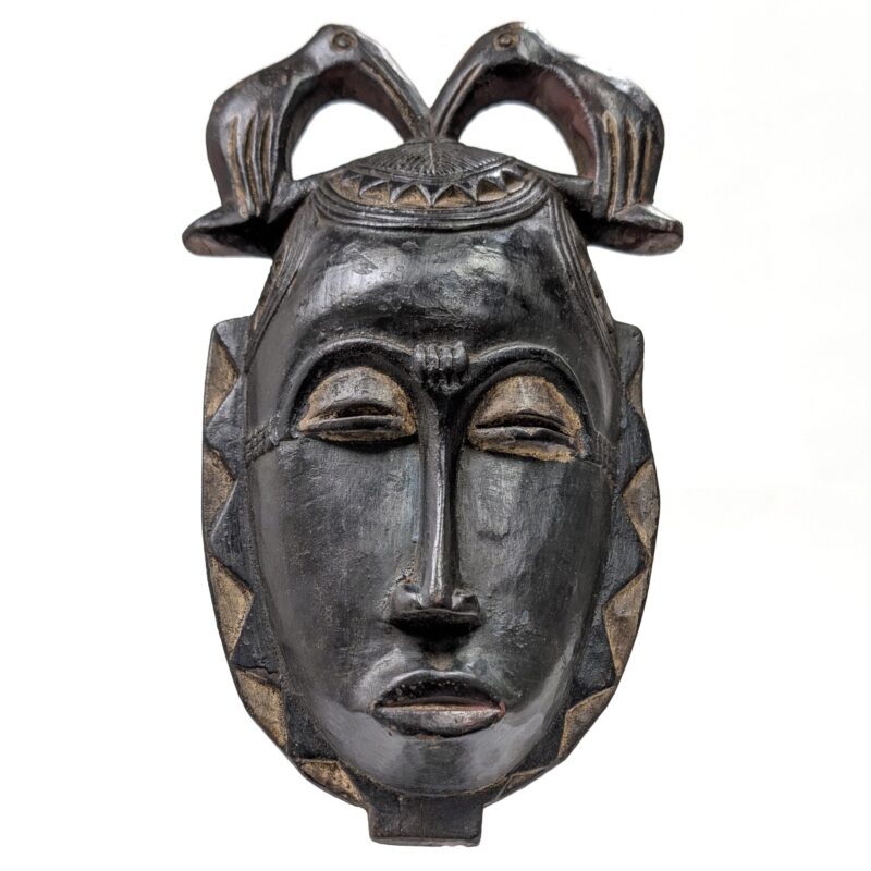 プレプレ バウレ族 仮面 お面 マスク 工芸 民芸品 アフリカンアート ③ 半額》バウレ族マスク【アフリカンアート 仮面】 (f071-15) - アフリカ
