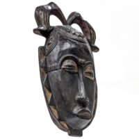 Alternative view of バウレ族マスク 25cm アフリカン仮面 アート （r216-29）