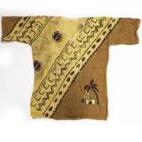 Alternative view of 泥染め ボゴラン シャツ メンズ アフリカン民族衣装 （r216-33）