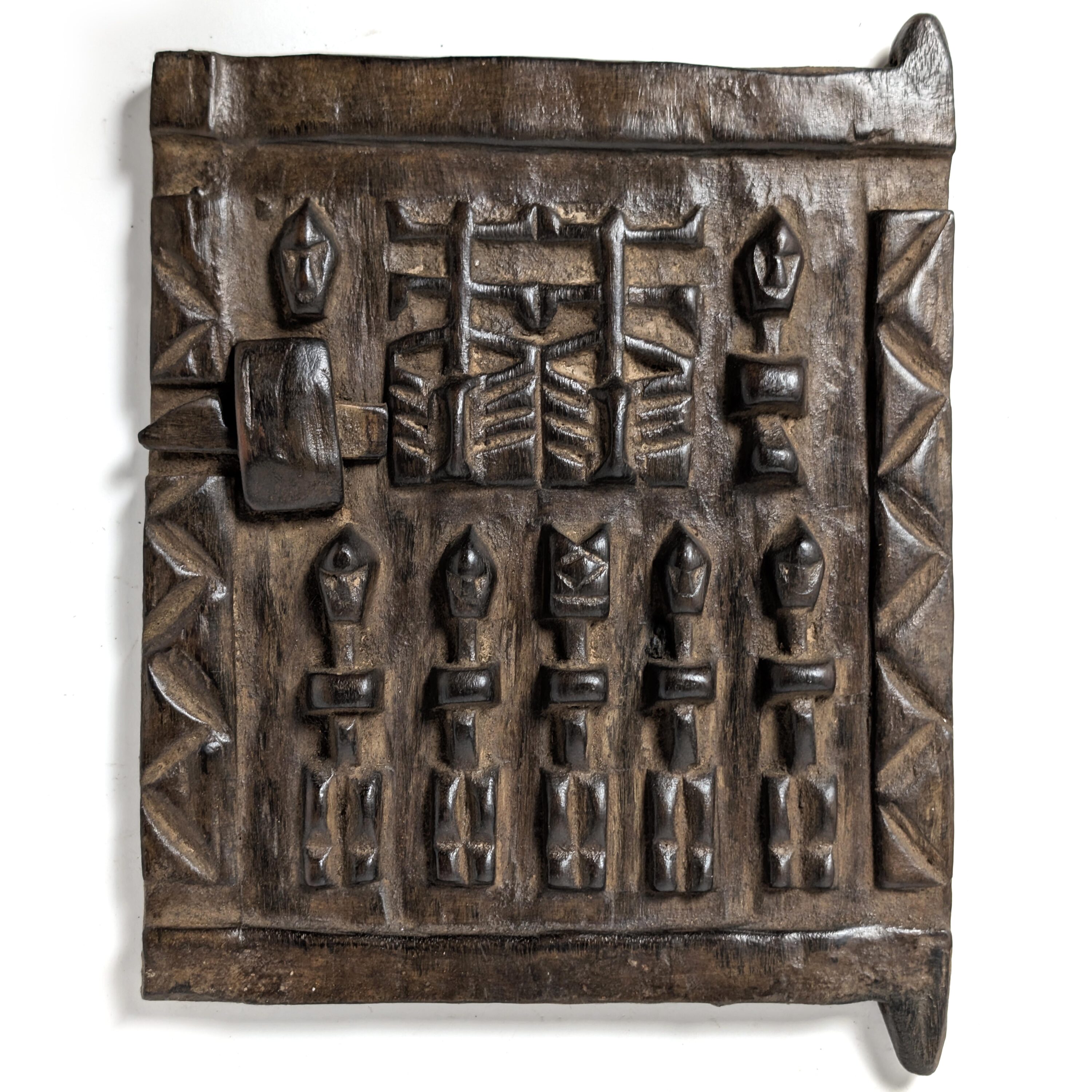 ドゴン族の扉 高さ28cm アフリカン プリミティブアート （r219-01）