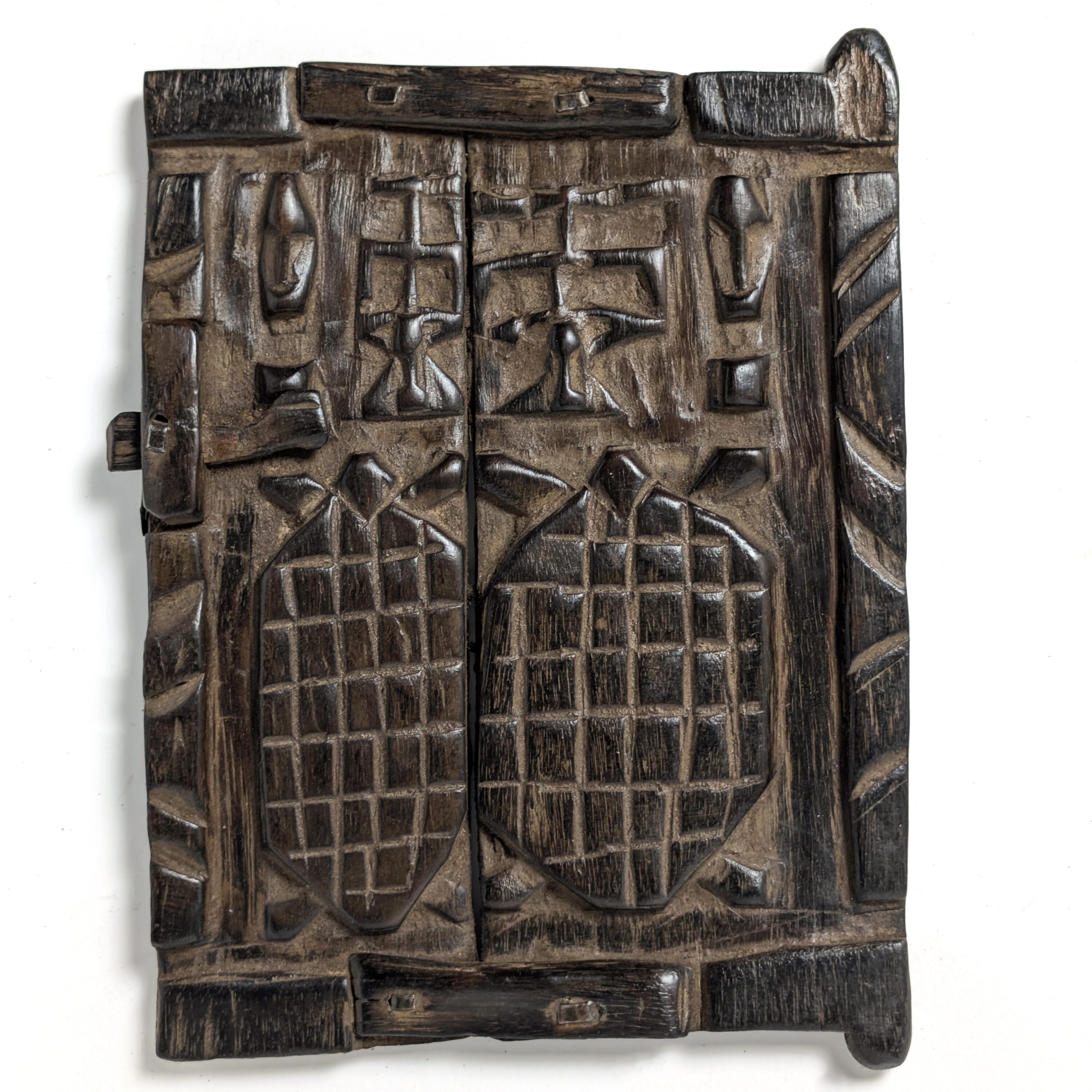 ドゴン族の扉 高さ28cm アフリカン プリミティブアート （r219-02）