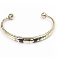 アフリカン メタリック ブレスレット 金属バングル （r219-11）