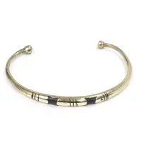 アフリカン メタリック ブレスレット 金属バングル （r219-14）