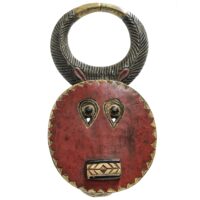 バウレ族プレプレ仮面 48cm アフリカン プリミティブアート マスク (r219-15)