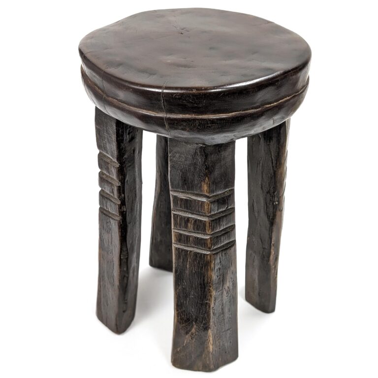 セヌフォ族腰掛 高さ38cm アフリカの家具 スツール 椅子 （r219-17