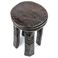 Alternative view of セヌフォ族腰掛 高さ38cm アフリカの家具 スツール 椅子 （r219-17）