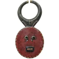 バウレ族プレプレ仮面 47cm アフリカン プリミティブアート マスク （r219-23）