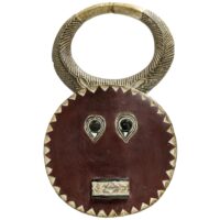 バウレ族プレプレ仮面 49cm アフリカン プリミティブアート マスク （r219-34）