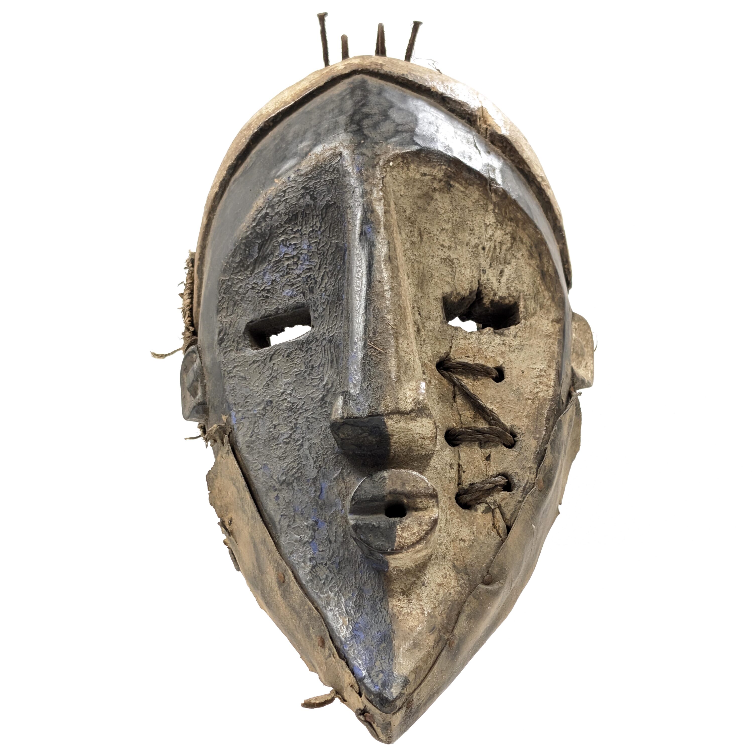 ルルア族アンティーク仮面 32cm アフリカン プリミティブアート マスク