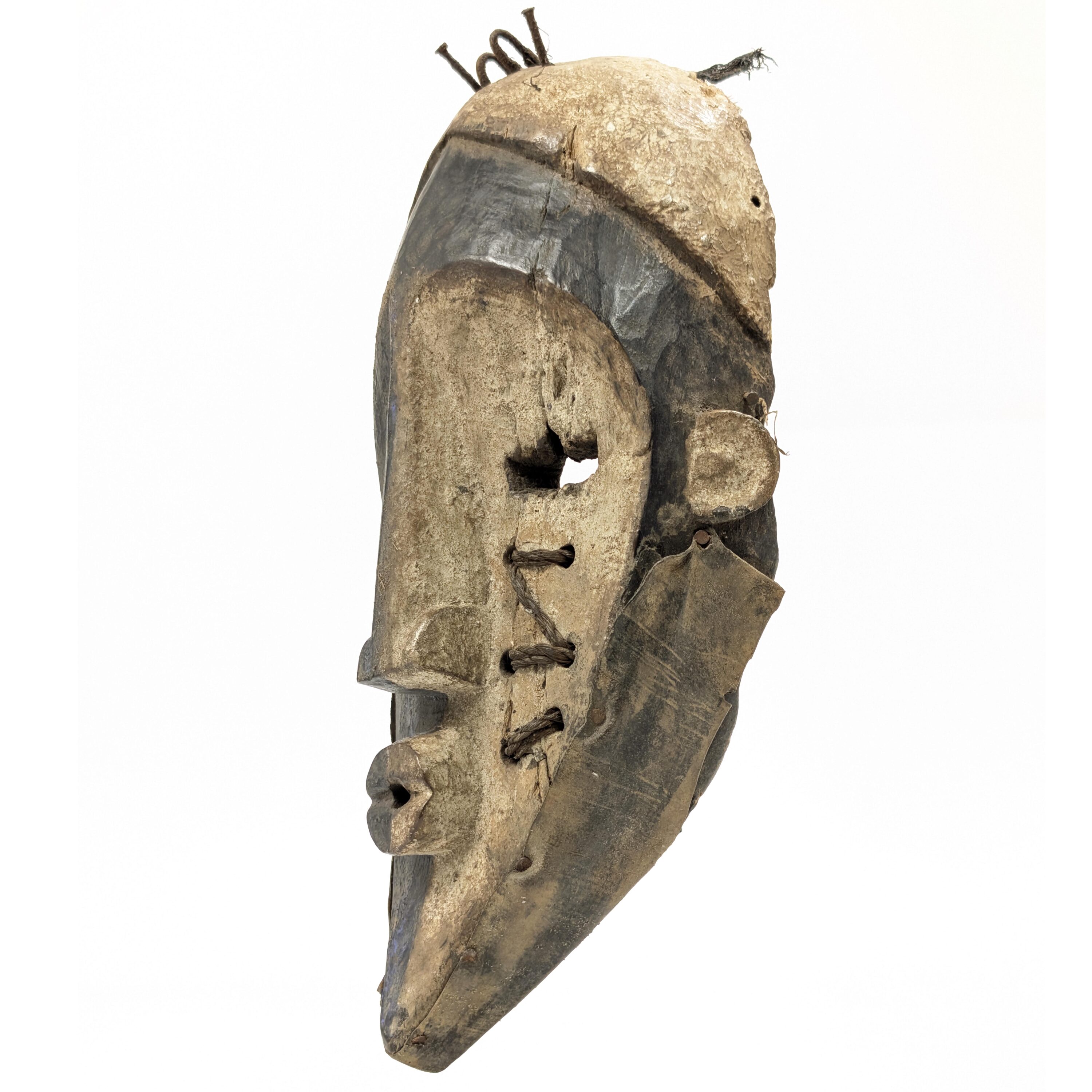 ルルア族アンティーク仮面 32cm アフリカン プリミティブアート マスク