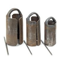 ギニア製鉄ベル ドゥンドゥン用 3点セット アフリカンベル （r451-09）