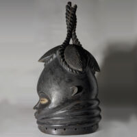 メンデ族 サウェイ ヘルメット型仮面 (r451-30) - 画像 (4)