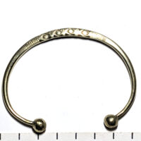 アフリカン メタリック ブレスレット 金属バングル （r501-08）