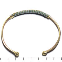銅線 ブレスレット アフリカン バングル （r501-10）