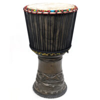 ギニア ジャンベ Lサイズ   プロテクション付 NIMBA （r501-29）　アフリカ産ジャンベ ・ジェンベ・djembe