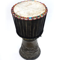 ギニア ジャンベ Lサイズ   プロテクション付 NIMBA （r501-29）　アフリカ産ジャンベ ・ジェンベ・djembe
