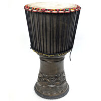 ギニア ジャンベ Lサイズ   プロテクション付 NIMBA （r501-29）　アフリカ産ジャンベ ・ジェンベ・djembe