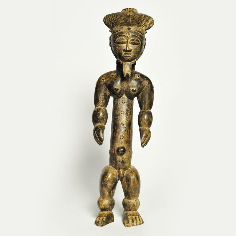 半額》アチェ族彫像【アフリカ インテリア 雑貨 エスニック 木彫り